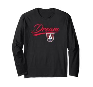 WNBA Atlanta Dream Officially Licensed Long Sleeve T-Shirt