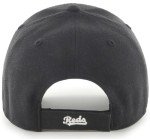 47 MLB Black White Team Color Primary Logo MVP Adjustable Structure Hat, Adult One Size Fits All - Cincinnati Reds - Black White