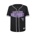 Pro Standard Big Boys WNBA Golden State Valkyries MESH Button Down MESH TOP Black XL