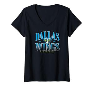 Womens WNBA Dallas Wings Courtside V-Neck T-Shirt