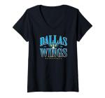 Womens WNBA Dallas Wings Courtside V-Neck T-Shirt