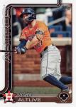 Houston Astros 2025 Topps Complete Mint Hand Collated 21 Card Team Set with Jose Altuve, Yordan Alvarez, Justin Verlander and Rookie Cards of Pedro León, Shay Whitcomb and Zach Dezenzo Plus