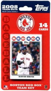 Boston Red Sox 2008 Factory Sealed Limited Edition 14 Card Team Set with David Ortiz Manny Ramirez Dustin Pedroia Plus