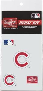 Rawlings | MLB Authentic Baseball Helmet Decal Kit | Chicago Cubs