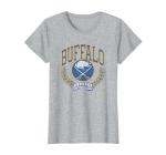 Buffalo Sabres Vintage Victory Gray Officially Licensed T-Shirt