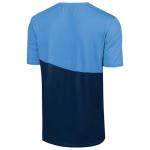 FOCO Tennessee Titans NFL Mens Cropped Big Logo Colorblock Rash Guard - L