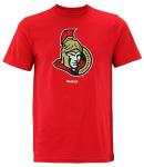 Reebok NHL Ottawa Senators Men's Jersey Crest Tee, Small, Red