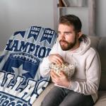 Blanket for Dallas, Fans Gifts for Dallas, Football Stuff for Women, Football Gifts for Men, 60"x50" Blankets Throws Lightweight Soft Flannel