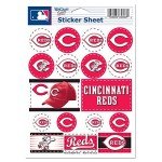 MLB Cincinnati Reds Vinyl Sticker Sheet, 5" x 7"