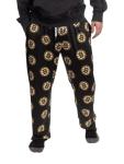 Calhoun NHL Surf & Skate Men's Scatter Print Team Logo Pajama Pants (XX-Large, Boston Bruins)