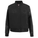 Pro Standard WOMENS WNBA CONNECTICUT SUN CLASSIC 3BK VARSITY JACKET JET BLACK M