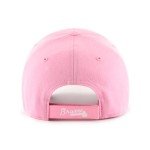 47 MLB Rose MVP Adjustable Hat, Women's One Size Fits All (US, Alpha, One Size, Atlanta Braves)