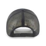 47 Brand MLB Unisex Black Team Logo Flagship MVP Mesh Trucker Adjustable Snapback Baseball Cap Adult One Size Fits All - Los Angeles Angels