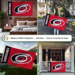 Desert Cactus Carolina Hurricanes Flag NHL 100% Polyester Indoor Outdoor 3x5 feet National Hockey League Team Flags (Name Flag)