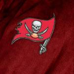 Northwest NFL Tampa Bay Buccaneers Adult Unisex Silk Touch Bathrobe, Large/X-Large, Red, Officially Licensed Loungewear, Soft Plush Polyester