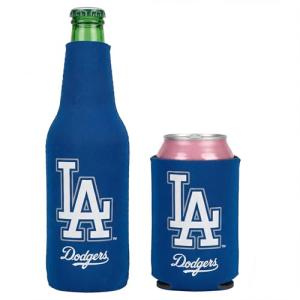 ‌MLB Los Angeles Dodgers Can & Bottle Holder Insulator Beverage Cooler, Insulated Neoprene for Beer, Keeps Drinks Cold for Game Day, and Outdoor Events, LA Dodgers Gifts