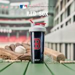 BlenderBottle Shaker Bottle Pro Series Perfect for Protein Shakes and Pre Workout, 28-Ounce, Red/Blue (Boston Red Sox)