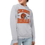 Junk Food Clothing x NFL - Cincinnati Bengals - Team Helmet - Unisex Adult Pullover Fleece Hoodie for Men and Women - Size X-Large, Grey