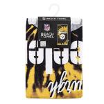 Northwest NFL Pittsburgh Steelers Unisex-Adult Beach Towel, 30" x 60", Psychedelic