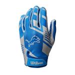 Wilson NFL Stretch Fit Football Gloves - Adult, Detroit Lions