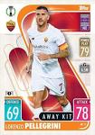 2021-22 Topps Match Attax Extra UEFA Champions League Away Kit Soccer #AK17 Lorenzo Pellegrini AS Roma Official Trading Game Card (Stock Photo Shown, Card in Near Mint or Better Condition)