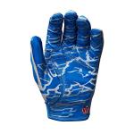 Wilson NFL Stretch Fit Football Gloves - Adult, Detroit Lions