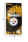 Northwest NFL Pittsburgh Steelers Unisex-Adult Beach Towel, 30" x 60", Psychedelic