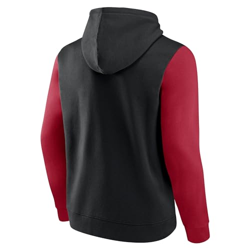 Atlanta Falcons Extra Point Pullover Hoodie - Black