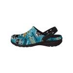 FOCO Jacksonville Jaguars NFL Mens Historic Print Clog with Strap - S