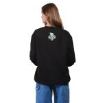Ultra Game WNBA Official Unisex Super Soft Oversized Crewneck Sweatshirt, New York Liberty, Sand, Medium