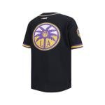 Pro Standard Big Boys WNBA Los Angeles Sparks MESH Button Down MESH TOP Black/Purple M