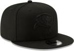 New Era NFL 9FIFTY Black On Black Adjustable Snapback Hat Cap One Size Fits All (US, Alpha, One Size, Tampa Bay Buccaneers)