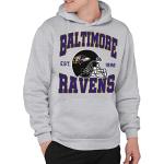 Junk Food Clothing x NFL - Baltimore Ravens - Team Helmet - Unisex Adult Pullover Fleece Hoodie for Men and Women - Size X-Large