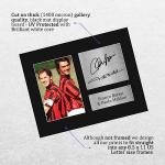 HWC Trading Franco Baresi & Paolo Maldini AC Milan Gifts Printed Signed Autograph Picture for Fans and Supporters - US Letter Size