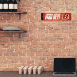 Rico Industries NFL Football Cincinnati Bengals Metal Street Sign 4" x 15" Home Décor - Bedroom - Office - Man Cave