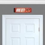 Rico Industries NFL Football Cincinnati Bengals Metal Street Sign 4" x 15" Home Décor - Bedroom - Office - Man Cave