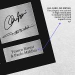 HWC Trading Franco Baresi & Paolo Maldini AC Milan Gifts Printed Signed Autograph Picture for Fans and Supporters - US Letter Size