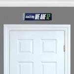 Rico Industries NFL Football Seattle Seahawks Metal Street Sign 4" x 15" Home Décor - Bedroom - Office - Man Cave