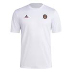 adidas Men's Atlanta United FC Local Stoic Short Sleeve Pre-game T-shirt, White, XX-Large
