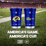 Top Cup NFL Los Angeles Rams 20 oz Reusable Aluminum Cups 20 Count | Officially Licensed, Durable, Reusable & Recyclable, Made in USA