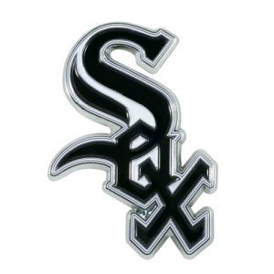 FANMATS 26542 Chicago White Sox 3D Color Metal Emblem, Diecut Team Logo Auto Emblem