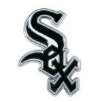 FANMATS 26542 Chicago White Sox 3D Color Metal Emblem, Diecut Team Logo Auto Emblem