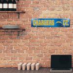 Rico Industries NFL Los Angeles Chargers 16-inch Plastic Street Sign Décor 3.75 x 16-