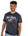 Columbus Blue Jackets NHL Officially Licensed T-Shirt Heathered Black, XX-Large