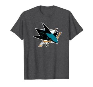 San Jose Sharks Icon Dark Heather Officially Licensed T-Shirt