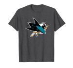 San Jose Sharks Icon Dark Heather Officially Licensed T-Shirt