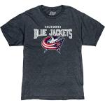 Columbus Blue Jackets NHL Officially Licensed T-Shirt Heathered Black, XX-Large