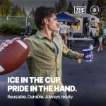 Top Cup NFL Los Angeles Rams 20 oz Reusable Aluminum Cups 20 Count | Officially Licensed, Durable, Reusable & Recyclable, Made in USA