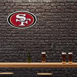 Rico Industries NFL Football San Francisco 49ers Primary Shape Cut Pennant - Home and Living Room Décor - Soft Felt EZ to Hang