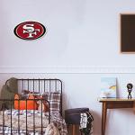 Rico Industries NFL Football San Francisco 49ers Primary Shape Cut Pennant - Home and Living Room Décor - Soft Felt EZ to Hang